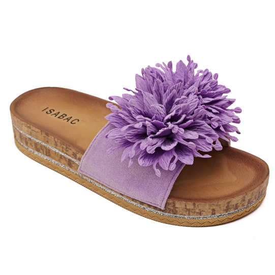 Sandal med blomster front by Krone 1