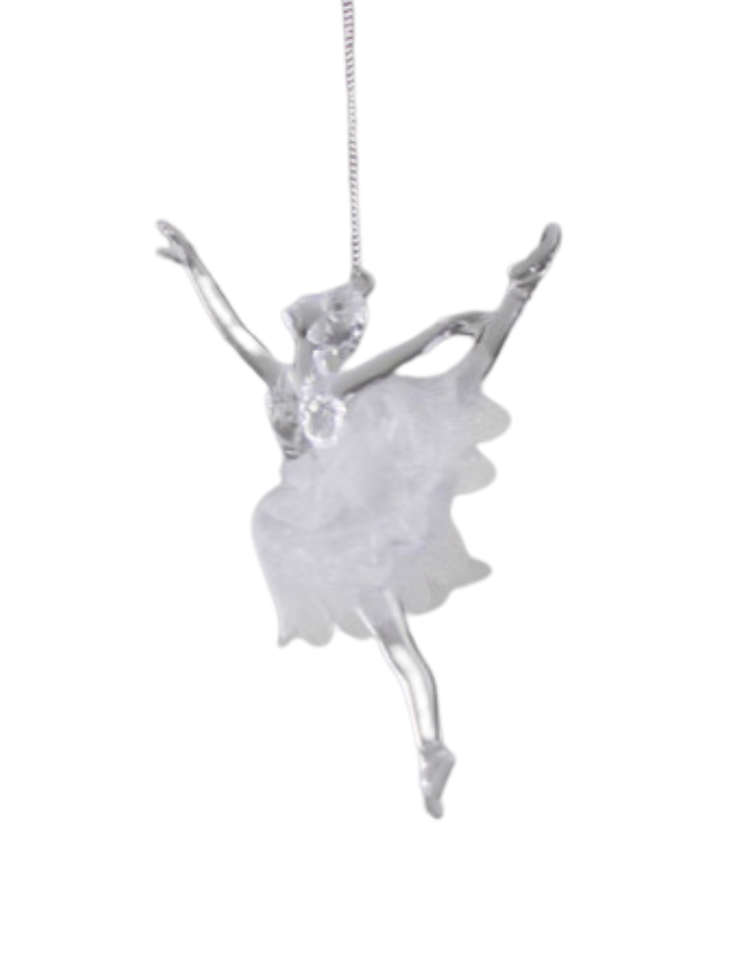Ballerina Poly 9,5x15 cm Elegant Juleophæng i Balletstil by Am Design