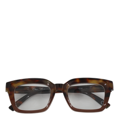 Læsebriller m. leopardmønster inkl. etui mocca og sort by Chic Antique