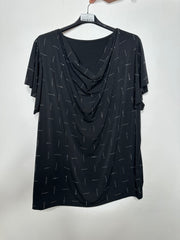 Bluse med drapering og bling - ITJULI25 by Miss One