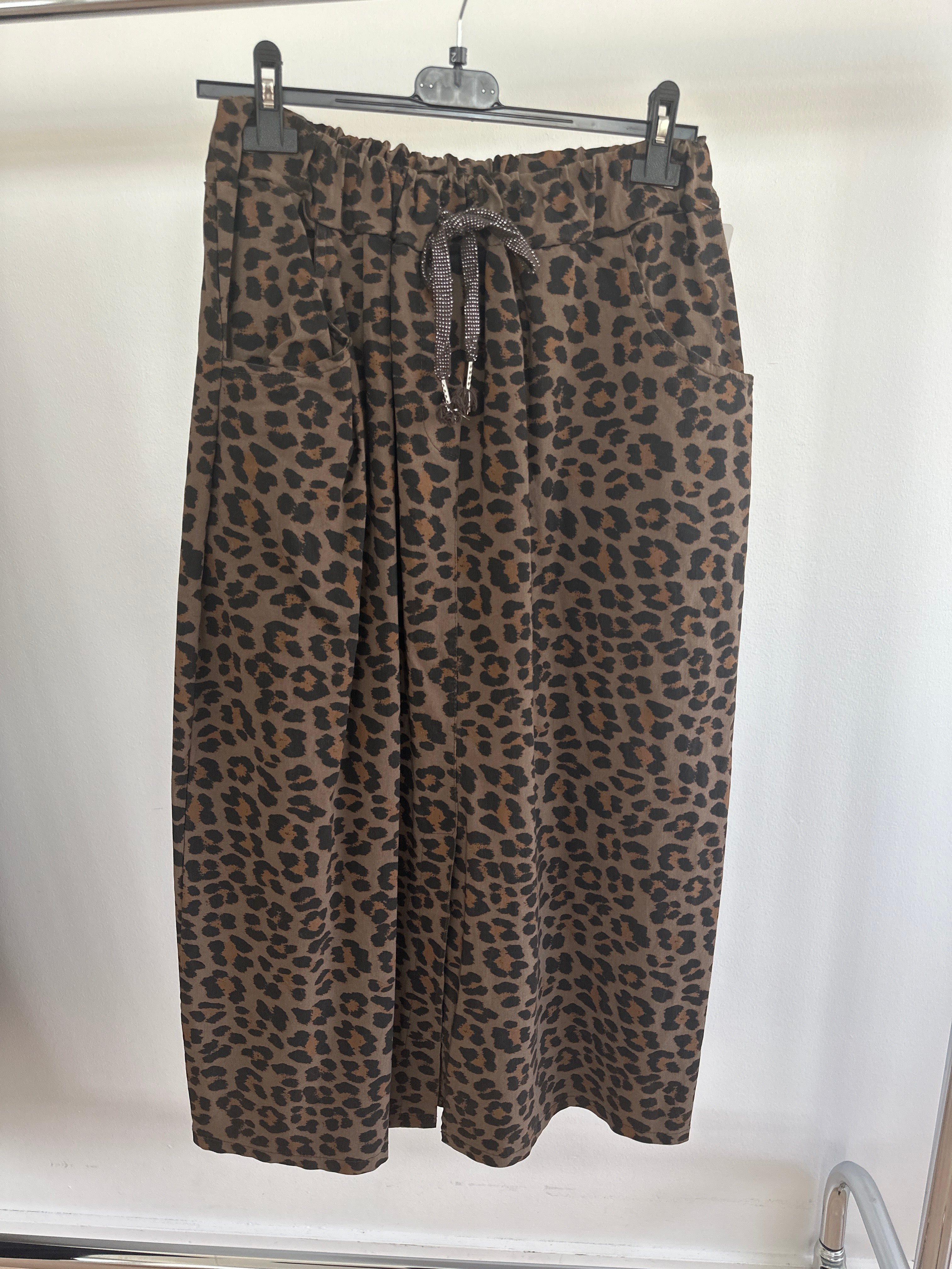 Mirakel maxinederdel med leopard print - Ingen returret by Krone 1