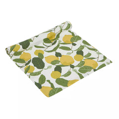 Limone Löpare Gul Bordløber 40x140 cm Sommerlig borddekoration med citronmotiv by Fondaco