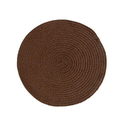 Tablett Sigge Brun Dækkeserviet Ø38 cm Klassisk og varm borddækning by Fondaco
