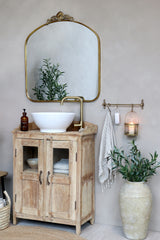 S-Krog, H5/Ø2,5 cm antique messing