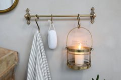 S-Krog, H5/Ø2,5 cm antique messing