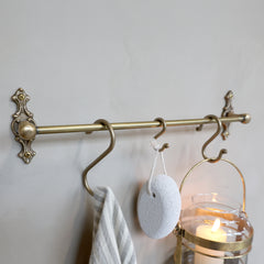 S-Krog, H11/L5 cm antique messing by Chic Antique