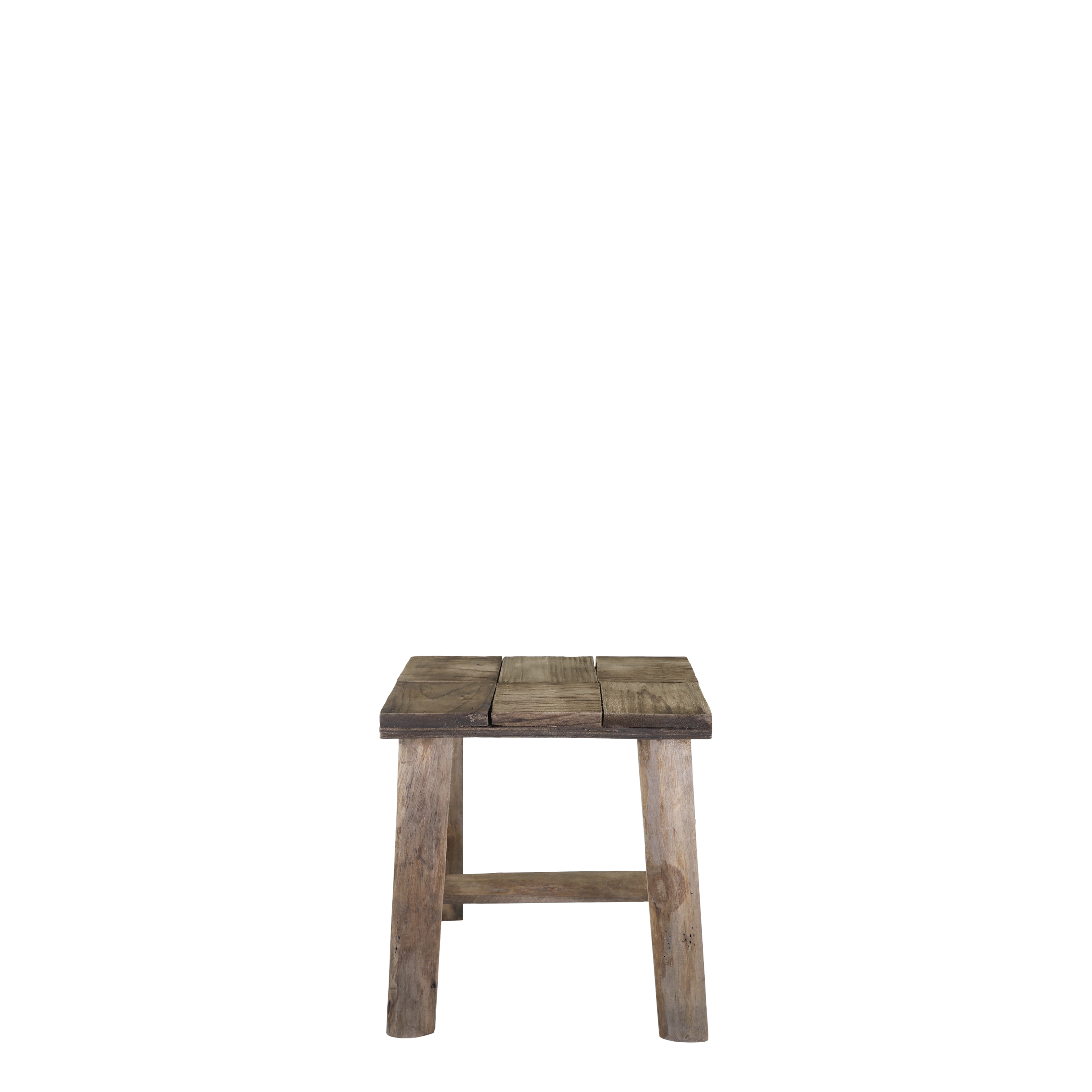 Bænk m. mønster på sæde, H33/L33/B24 cm natur by Chic Antique