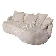 Sofa Porto 2-personers beige 206x107x70 cm by Colmore