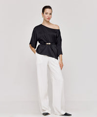 Access Fashion Oversize satin bluse by Access Fashion