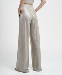 Access Fashion Viddebukser med metallisk effekt by Access Fashion