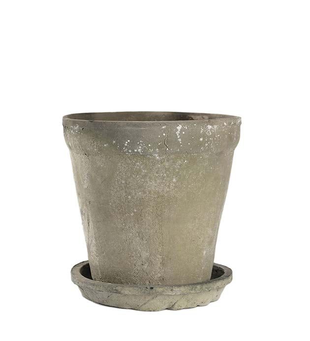 Rustik urtepotte 23x25 cm Mørk by PH