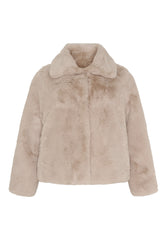 No 1. By Ox Jakke i imiteret mink by No. 1 By Ox