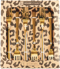 Kagegafler - Guld - 6 dele by Housevitamin B V