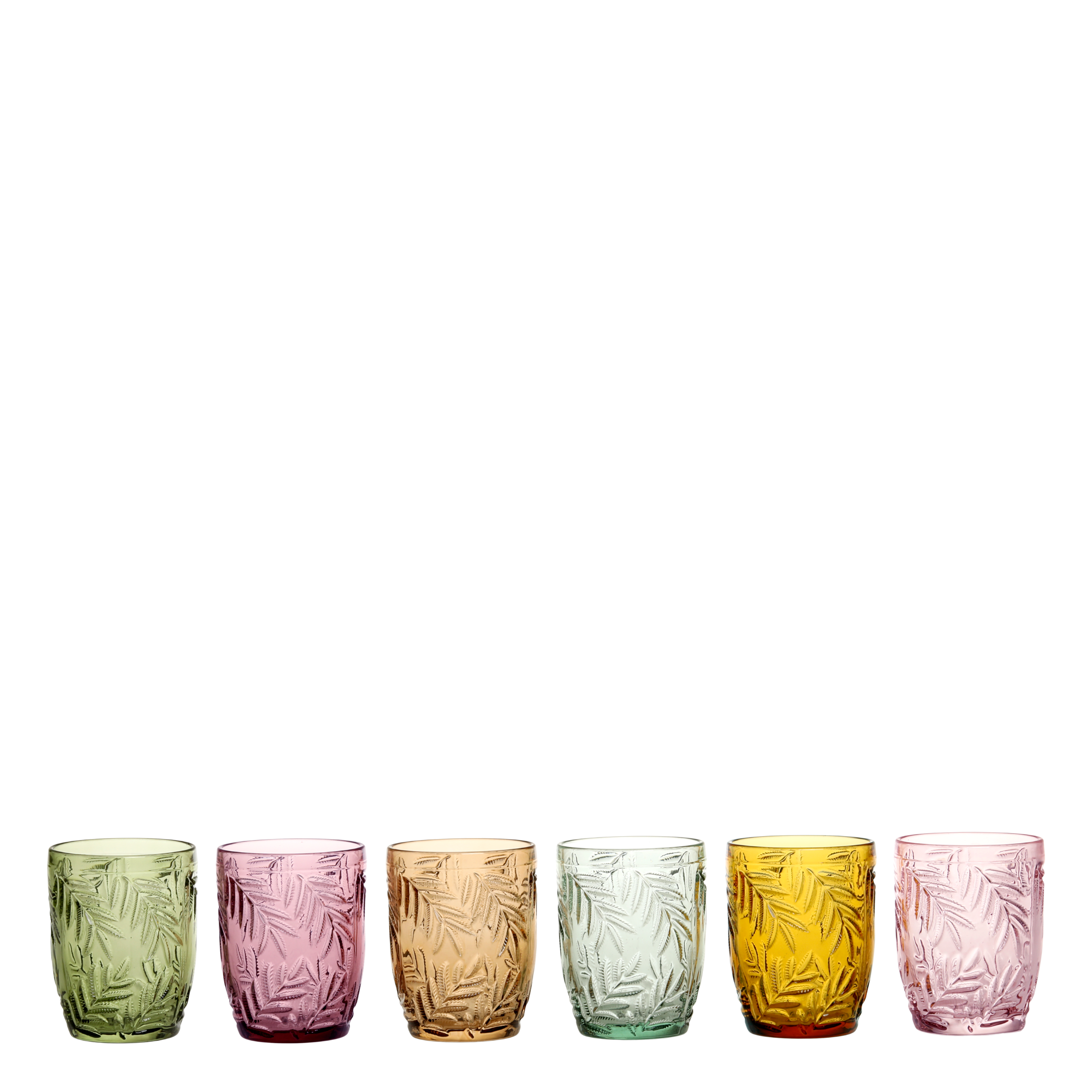 Saint-Émilion Glas med mønster 10x8 cm – Assorterede farver by Chic Antique