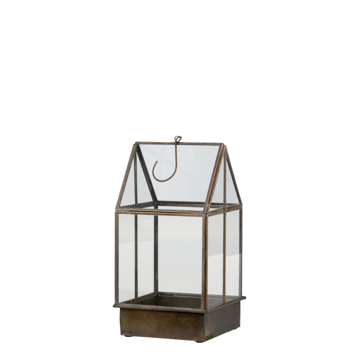 Væksthus 31 x 16 x 16 cm Antik Messing by Chic Antique