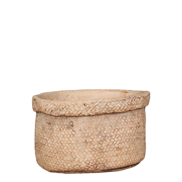 Corte Skjuler med fletmønster 12,5x20 cm Antique Natur by Chic Antique