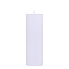 Bloklys LED til udendørs 30x10 cm hvid by Chic Antique