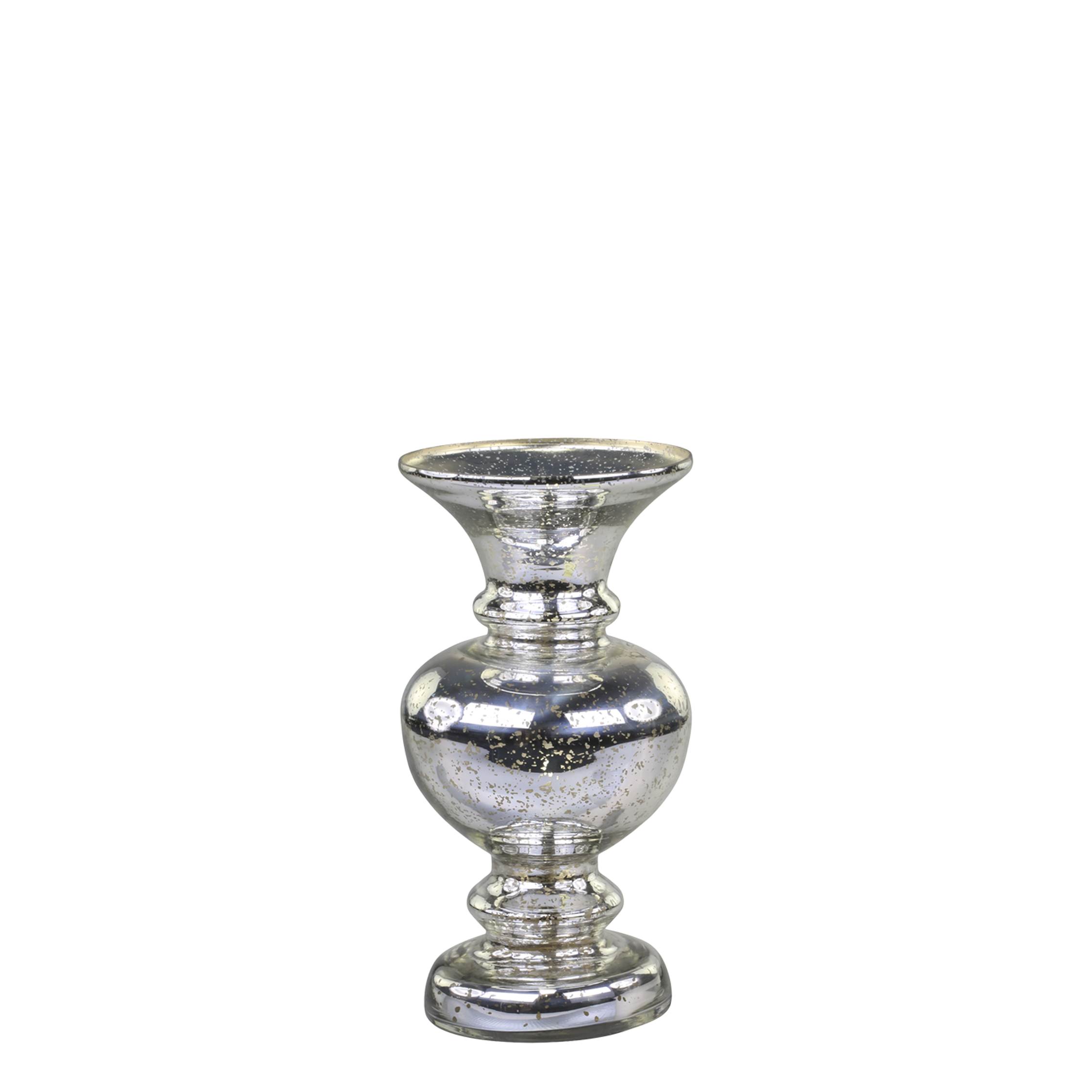 Vase 24x12 cm Mercury Look by Chic Antique
