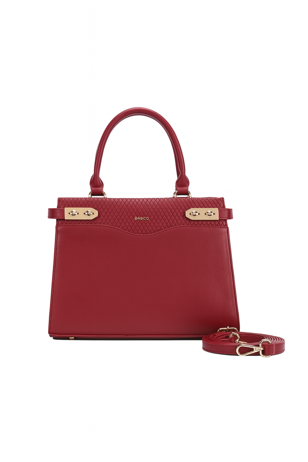 Klassisk taske med guld spænder 29.5x12x22cm - ITJULI25 by Eric Bags