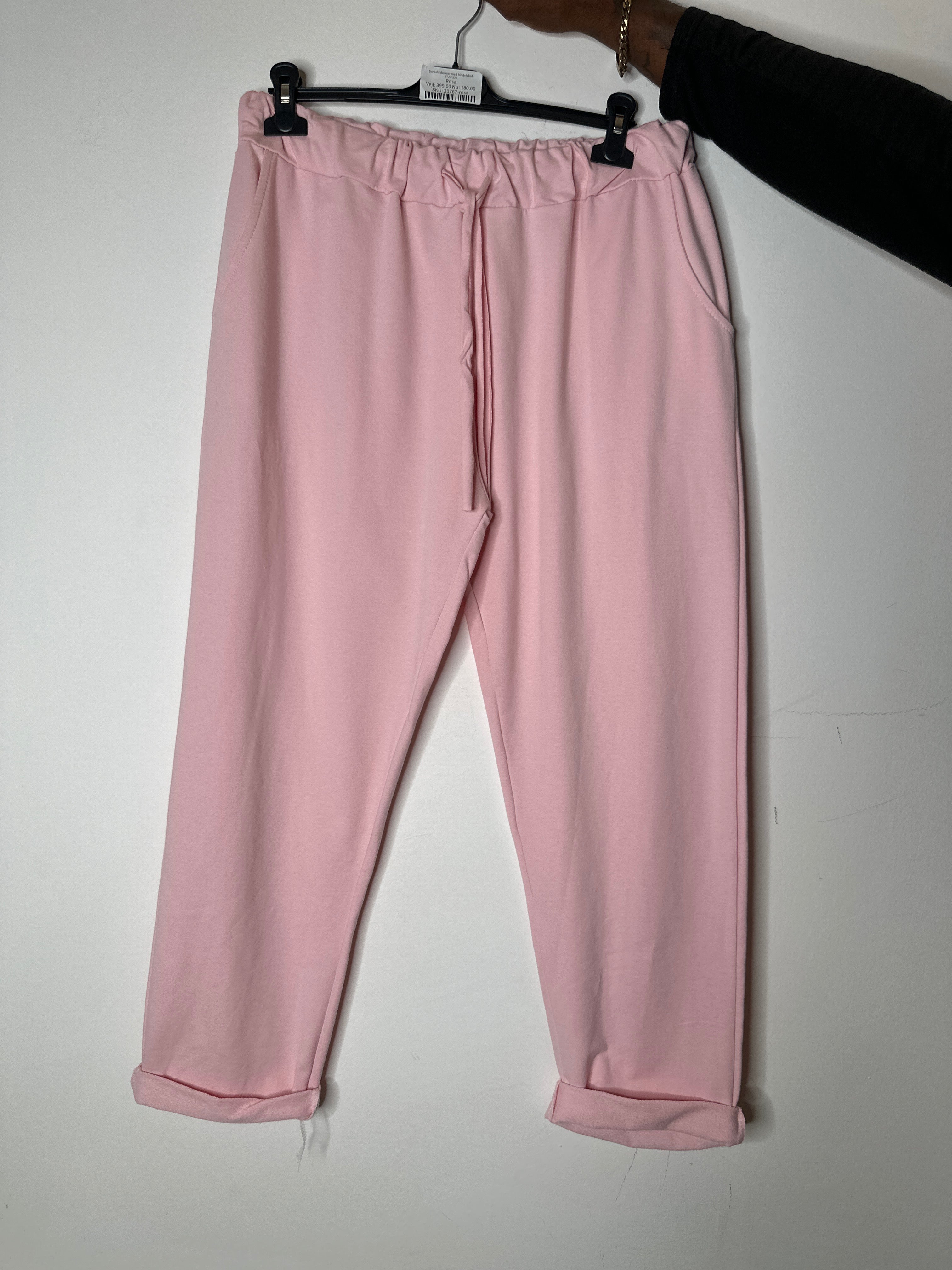 Bomuldsbukser med bindebånd - ITJULI25 by Sabrina