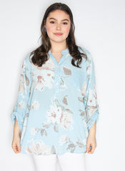 Skjorte med smukt print by Miss Style