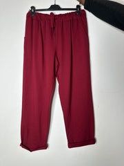 Bomuldsbukser med bindebånd - ITJULI25 by Sabrina