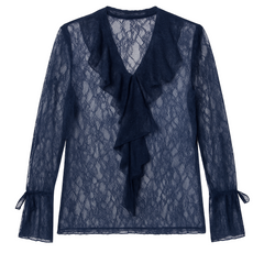 Blondebluse Flæser - Brystmål 120cm