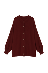 Strikcardigan, Knapper