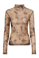 Access Trykt tylbluse by Access Fashion