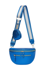 Glitrende bæltetaske med taskestrop 34x8x16cm by Krone 1