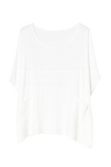 Oversize bluse med lommer - Brystmål 160cm by Miss Moon