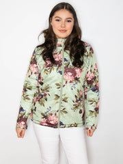 Vendbar jakke med blomster print by CL Fashion