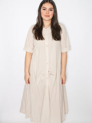 Lang a-shape bomuldskjole by Shining Moda