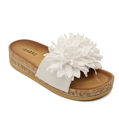 Sandal med blomster front by Krone 1