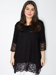 Blonde bluse trekvart ærme by Bussola