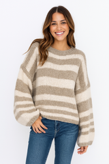 Stribet vamset strik - ITJULI25 by Aster