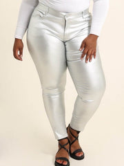 Coated bukser metallic by Krone 1