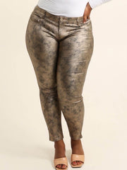 Coated bukser metallic mønster by Krone 1