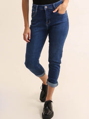 Boyfriend jeans med fold small size by Krone 1