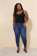 Jeans med bling bling darkwash by Krone 1