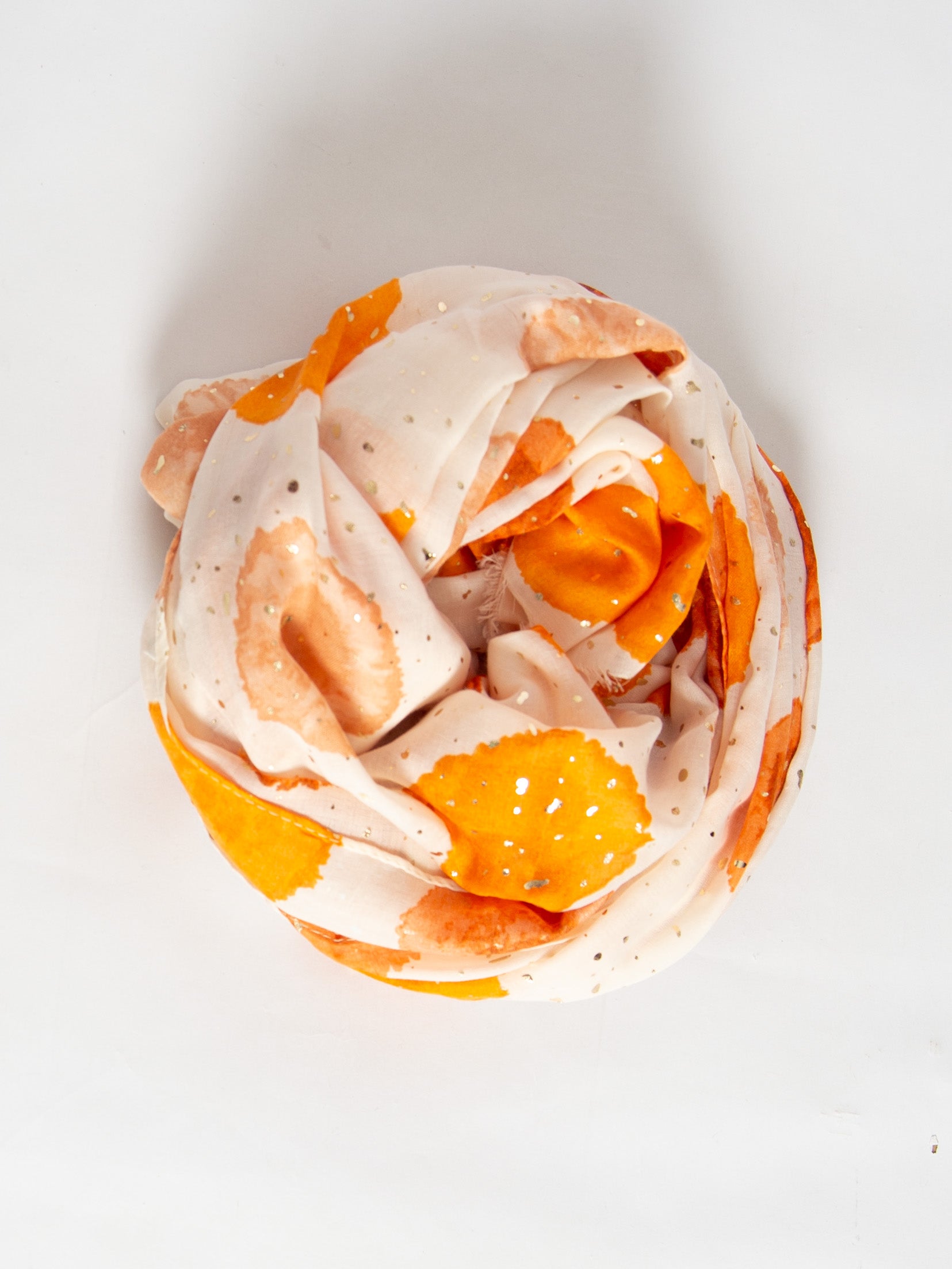 Tørklæde med prikker og guld - ITFEB25 by JD