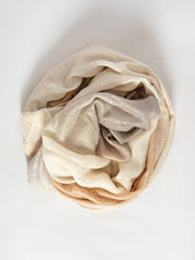Tørklæde fade med guld - ITFEB25 by JD