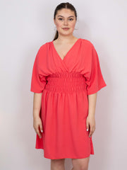 Kjole med smock talje - Brystmål 130cm by Krone 1