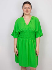 Kjole med smock talje - Brystmål 130cm by Krone 1