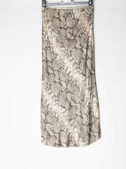 Satin nederdel med dyreprint - ITSEP24 by Krone 1