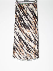 Satin nederdel med dyreprint - ITSEP24 by Krone 1