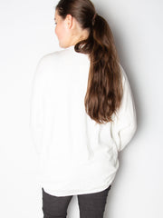 Striktrøje med bling hjerter - ITSEP24 by Krone 1