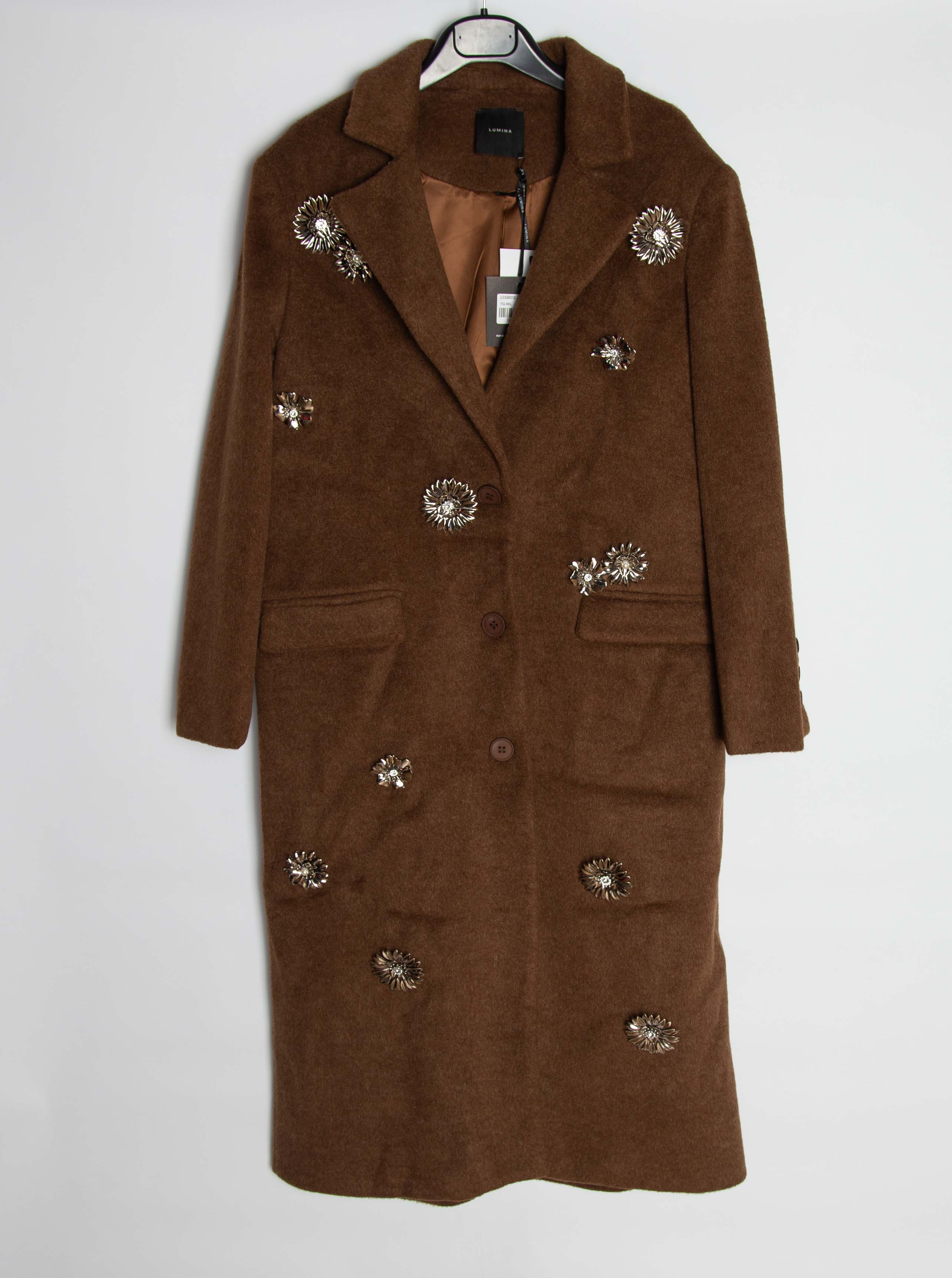 Frakke m. Blomster Brocher - ITNOV24 by Krone 1