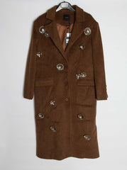 Frakke m. Blomster Brocher - ITNOV24 by Krone 1