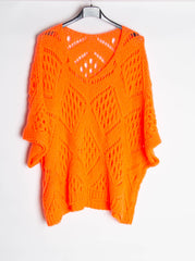 3/4 ærmet strik med v-hals - ITFEB25 by Kingstar